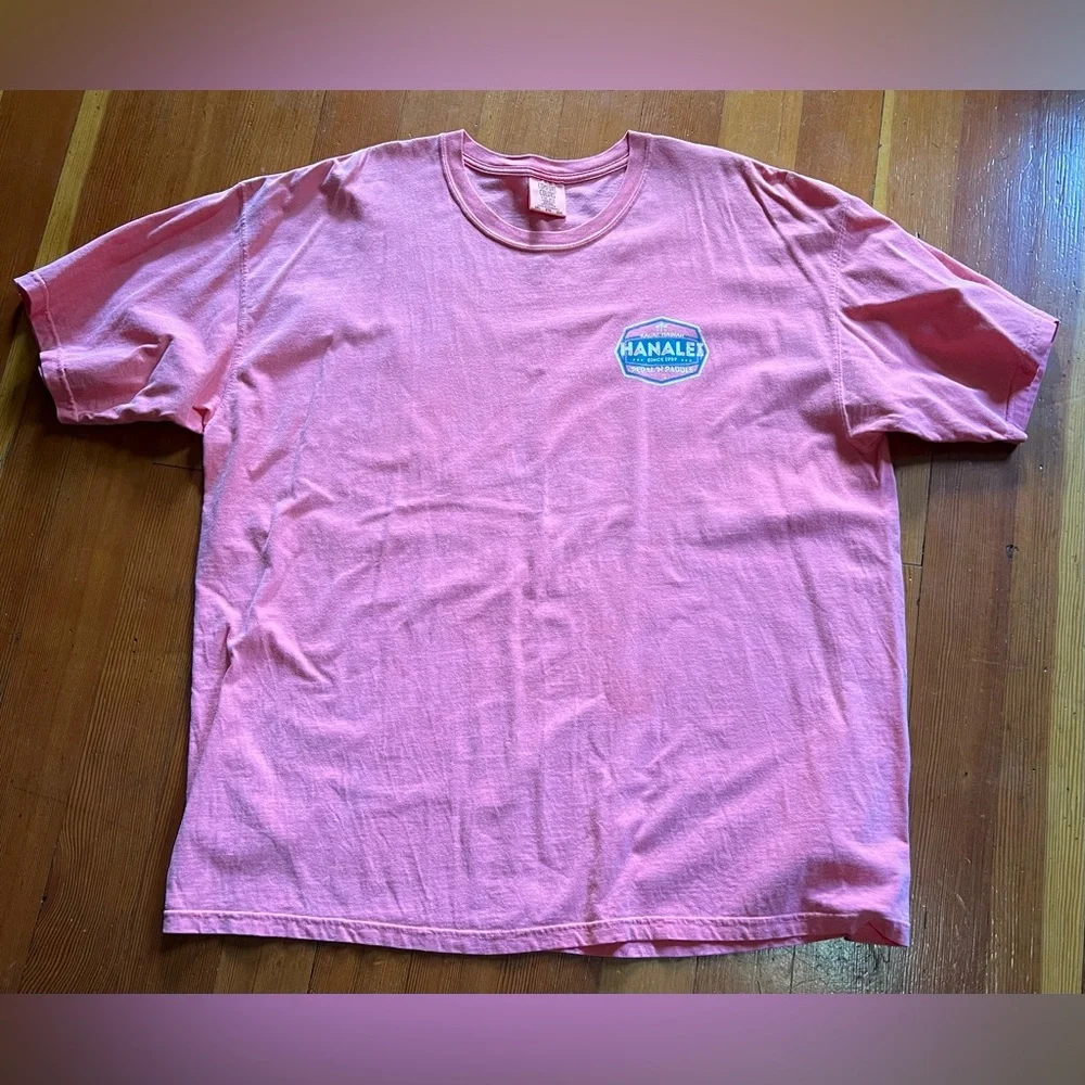 Hanalei, Hawaii Coral T-Shirt men’s, women’s sz. 2X Kauai - Picture 4 of 5